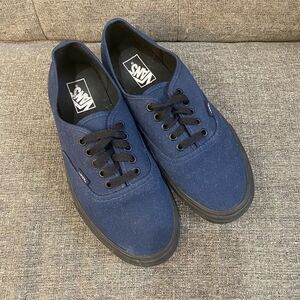 Vans Suthentic Canvas Low-Top Sneakers Men Size 9.5